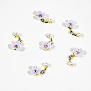 

10pcs/lot 3d alloy nail art decoration supplies crystals Pendant rhinestones gem nail strass accessories jewelry new arrival2020