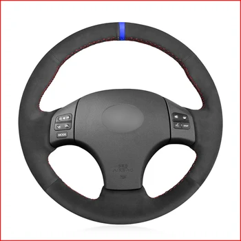 

Black Suede Blue Marker Car Steering Wheel Cover for Lexus IS IS250 IS250C IS300 IS300C IS350 IS350C F SPORT