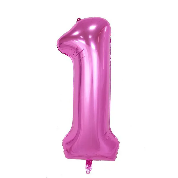 С цифрами воздушный шарик из алюминиевой фольги с цифрами шар трансграничной для сцены вечерние 40-дюймовый посетить розовый, алюминиевый пленка с яд