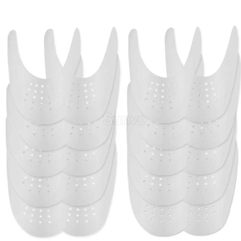 breathable sports shoe expander protection against shoe wrinkles Maliyaw sneaker shoe shields protectors S （35-39） folded toe 