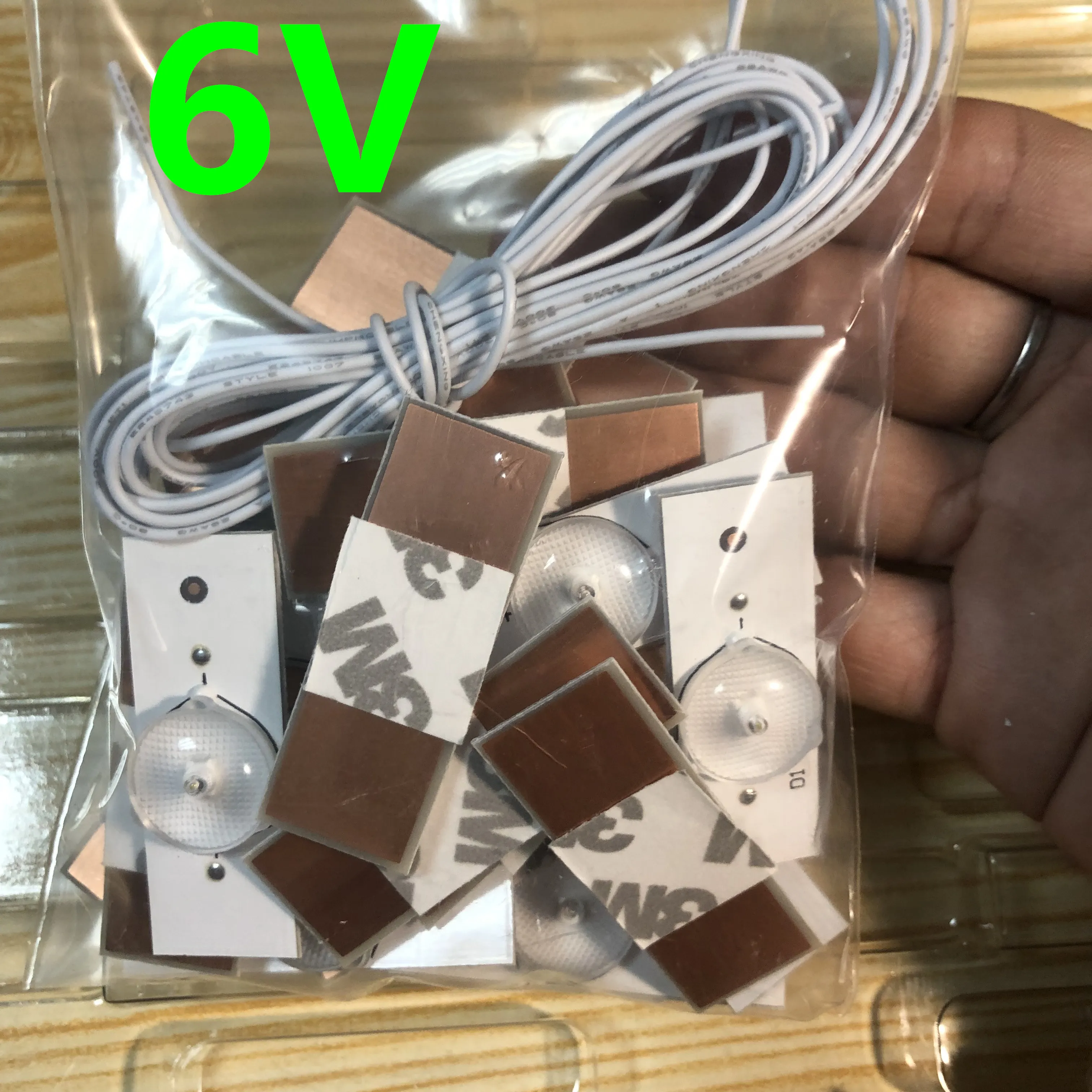 30 шт. 6 в SMD лампы бусины с оптической линзой Fliter для 32 65 дюймов светодиодный ремонт
