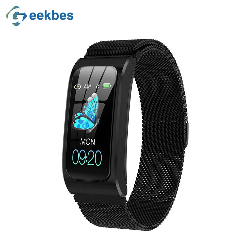 

NEW Geekbes GB5 Smart Bracelet Heart Rate Blood Pressure Monitor Smart Wristband Fitness Tracker IP68 Waterproof Smart Band