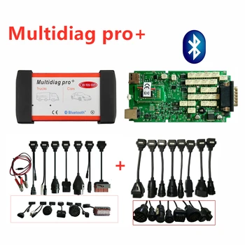 

DHL FREE Multidiag pro+ Single Board with Bluetooth 2016.00 keygen VD TCS CDP OBD2 diagnostic tools +16pcs car/ truck cables