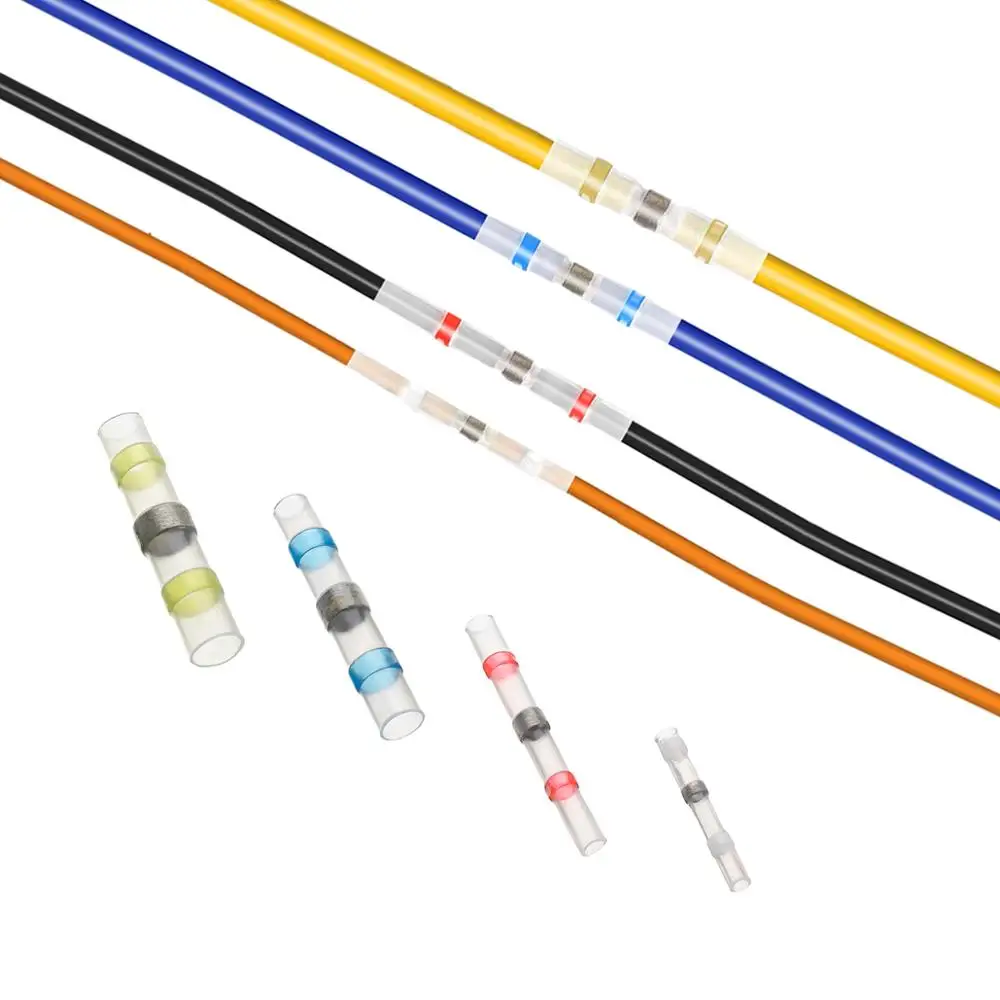 Клеммы для пайки AWG 26-10 водонепроницаемые термоусадочные стыковые разъемы для электрических проводов обжимные клеммы 30 шт
