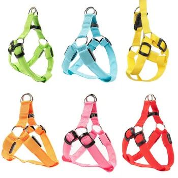 

PET Nylon LED Dog Harness Pet Cat Dog Collar Harness Vest Safety Lighted Dog Harness Pet Dogs Luminous Fluorescent Collars22