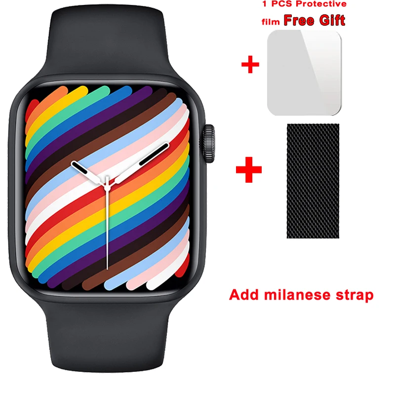 EnohpLX Original W27 Pro W17 Pro Full Screen Smart Watch 44MM Men W27 Smartwatch With Password Split IWO 16 PK DT7 plus X8 Max 