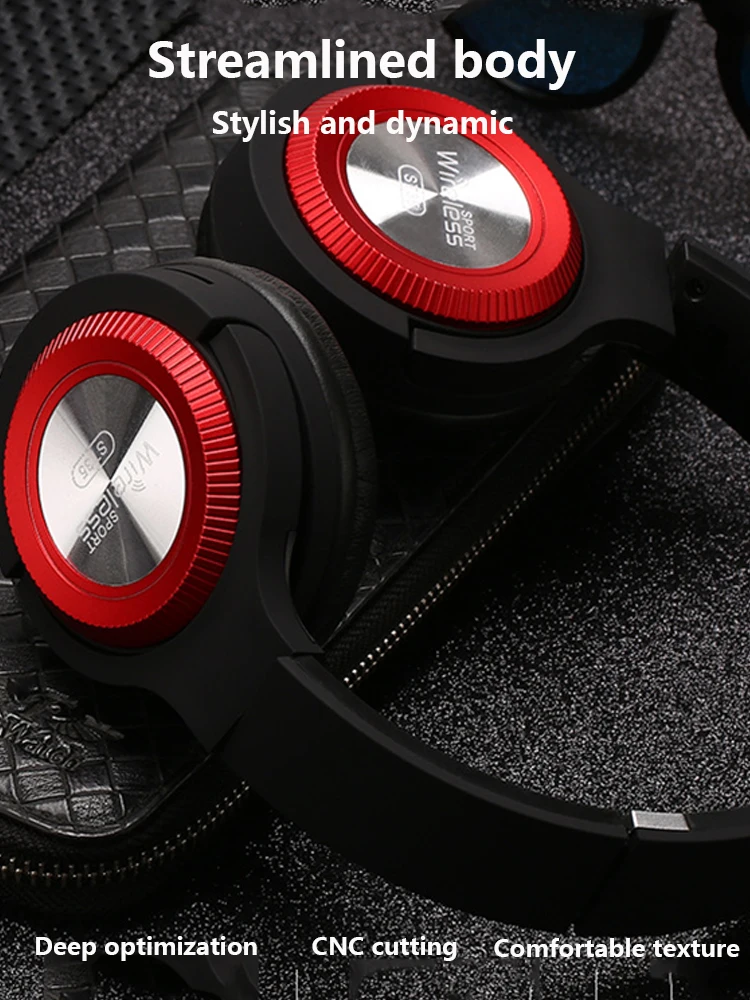 Беспроводная Bluetooth гарнитура шумоподавление водонепроницаемый IPX4 складная карта MP3 радио Спортивная гарнитура