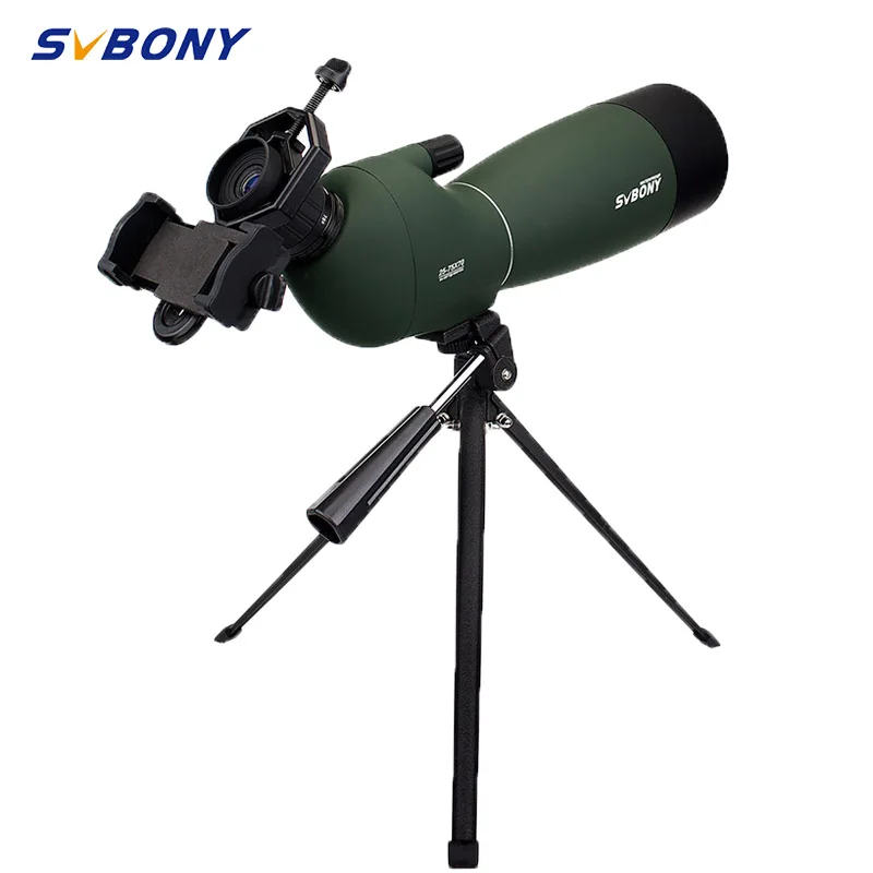 Powerful Telescope Binoculars Hunting-Spotting-Scope Zoom Svbony Sv28 W/phone-Adapter-Mount