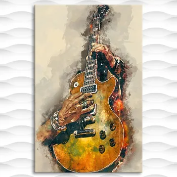 Guitar Canvas Painting