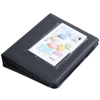 

Mini Photo Album 64 Slots for Fujifilm Instax Mini Film Mini 8 7s 25 50s 90 Camera-black
