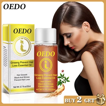 

20ML Ginseng Hair Growth Essence Preventing Hair Loss Liquid Damage Hair Repair Treatment Dense Fast Restoration Hair Growth