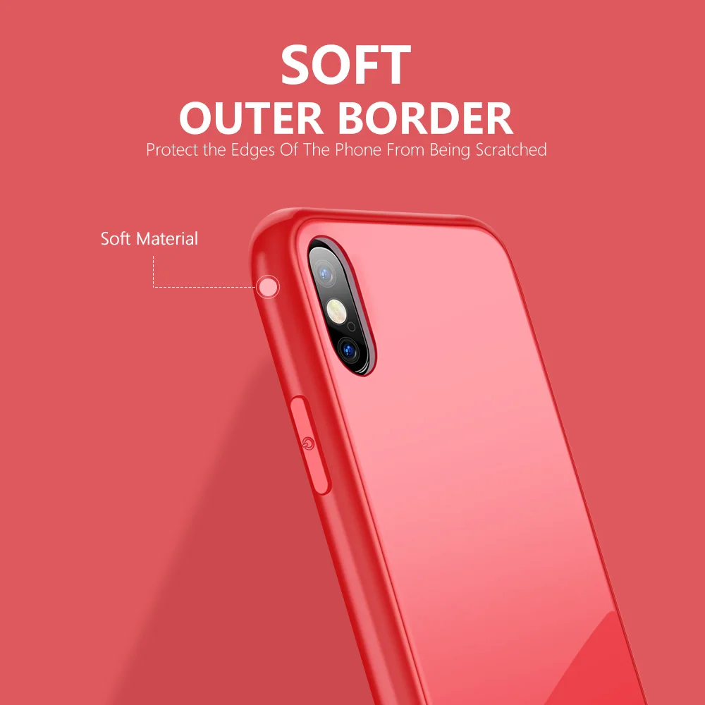 Чехол KISSCASE из закаленного стекла для iPhone 11 Pro Max XR XS X цветные высококачественные