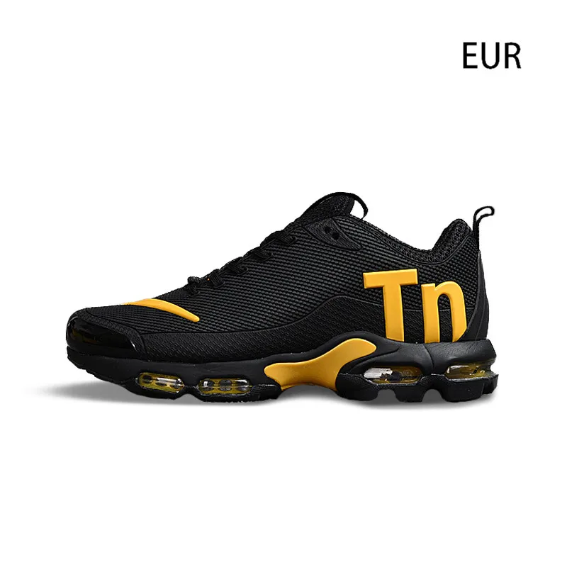 Мужские кроссовки для бега NIKE AIR MAX PLUS TN, нескользящие спортивные легкие спортивные уличные кроссовки - Цвет: 1080-3
