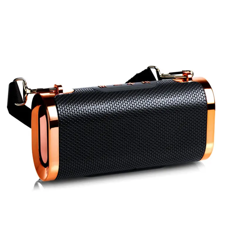 

Shoulder Strap Bluetooth Speaker Dual Speaker Convenient Outdoor Mini Portable Subwoofer BD