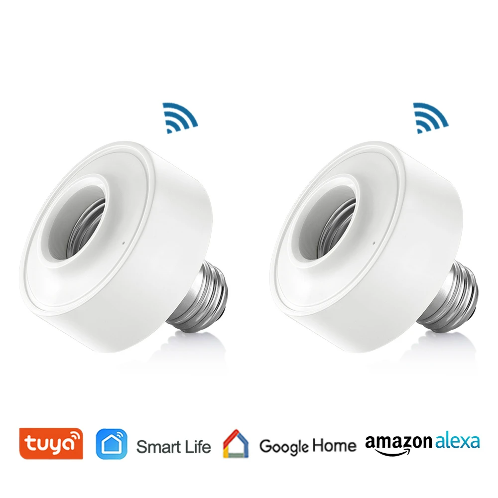 Tuya Smart Life WiFi светильник с гнездом для лампы E26 E27 светодиодная лампа Google Home Amazon Echo