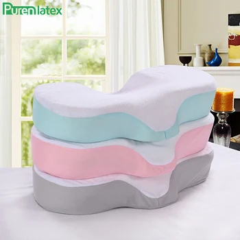 

PurenLatex Pillow for Eyelash Extension Memory Foam Anti Wrinkle Orthopedic Pillows Sleeping Ergonomic Pillow with Memory Effect