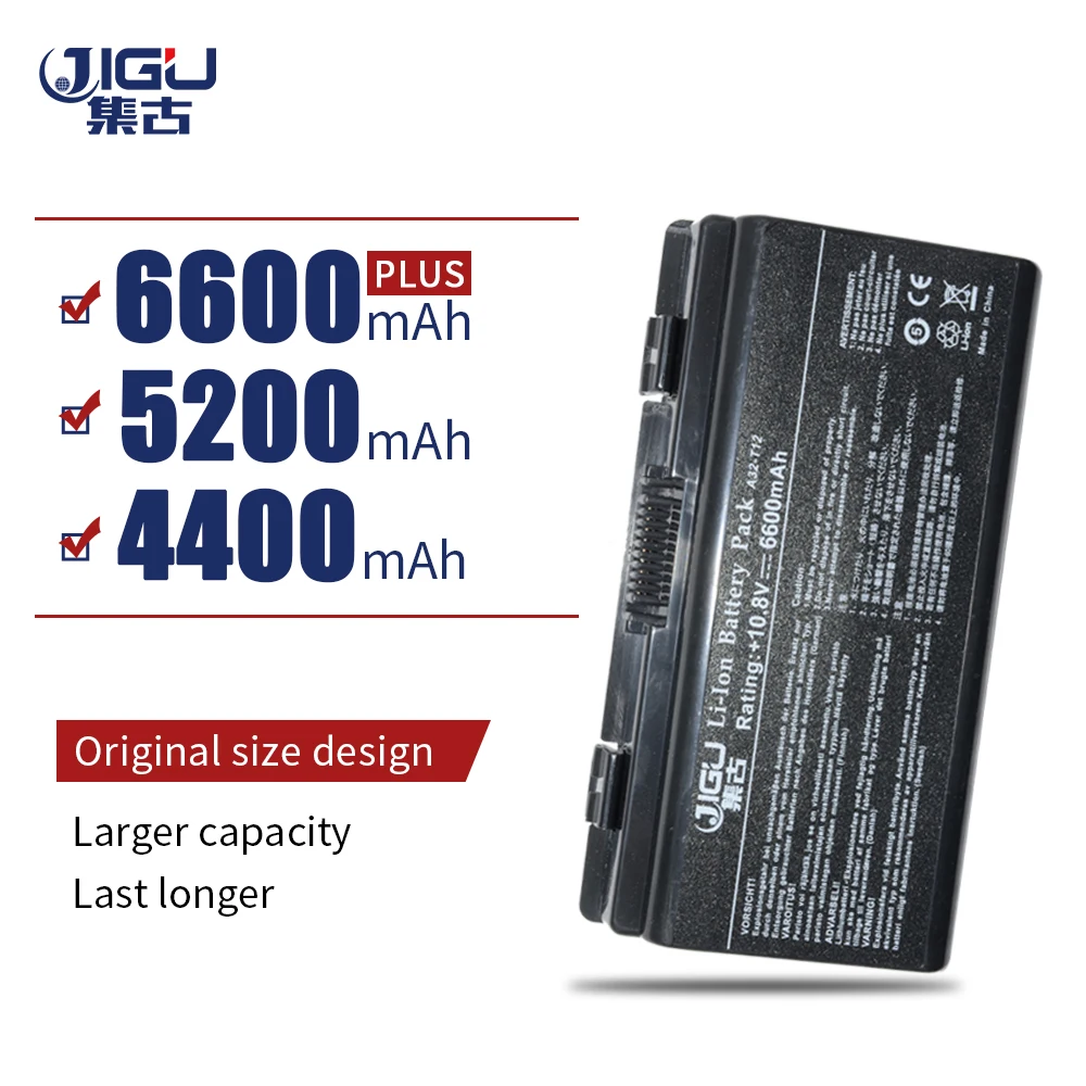 Замена аккумулятора JIGU 6 ячеек для ASUS X51H X51L X51R X51RL T12 T12C T12Er T12Fg T12Jg T12Mg T12Ug A32 X51|6 cell