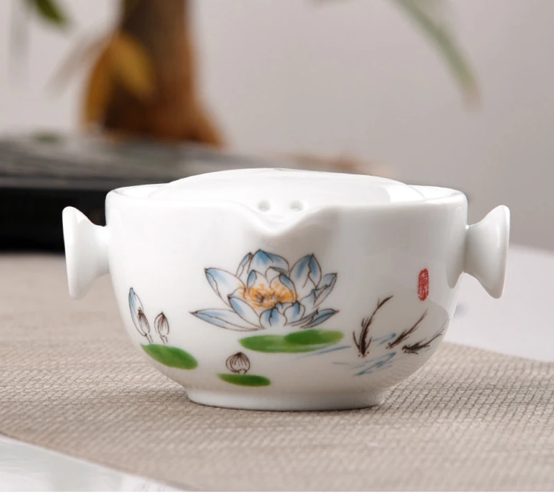 Керамические чайники gaiwan чайники Китайский чайный набор для путешествия с сумкой для путешествий