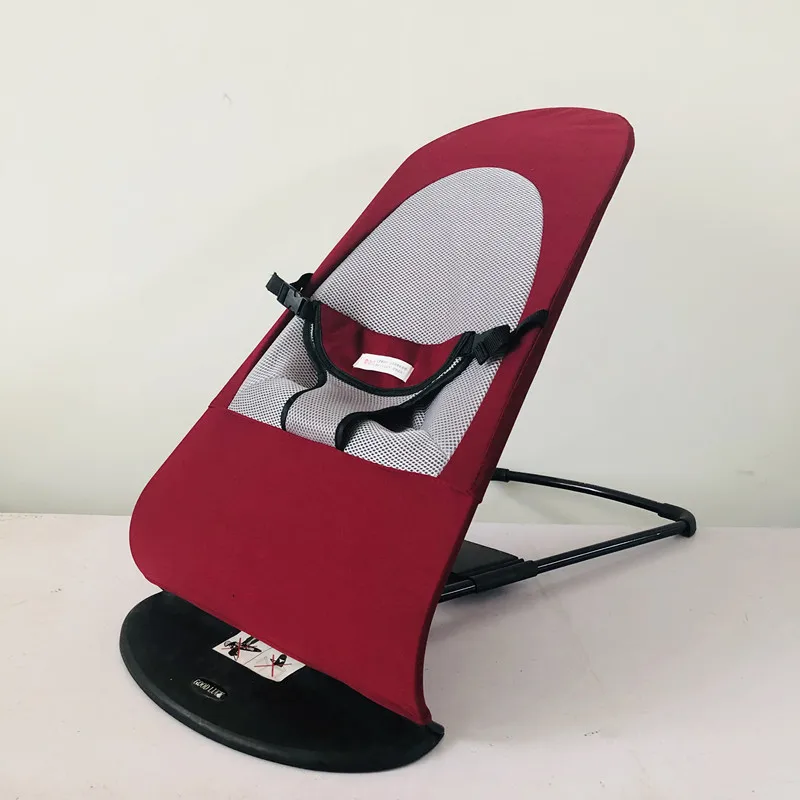 Baby cradle Baby Rocking Chair Children's Lounge Chair Indoor Cradle Summer Baby Comforting Rocking Chair - Цвет: 7