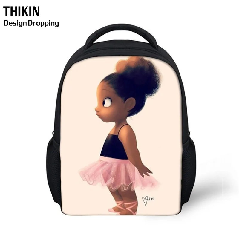 THIKIN/Быстрая ; африканский школьный рюкзак для маленьких девочек в африканском стиле; милый школьный рюкзак для хранения с героями мультфильмов; милая сумка для книг для девочек