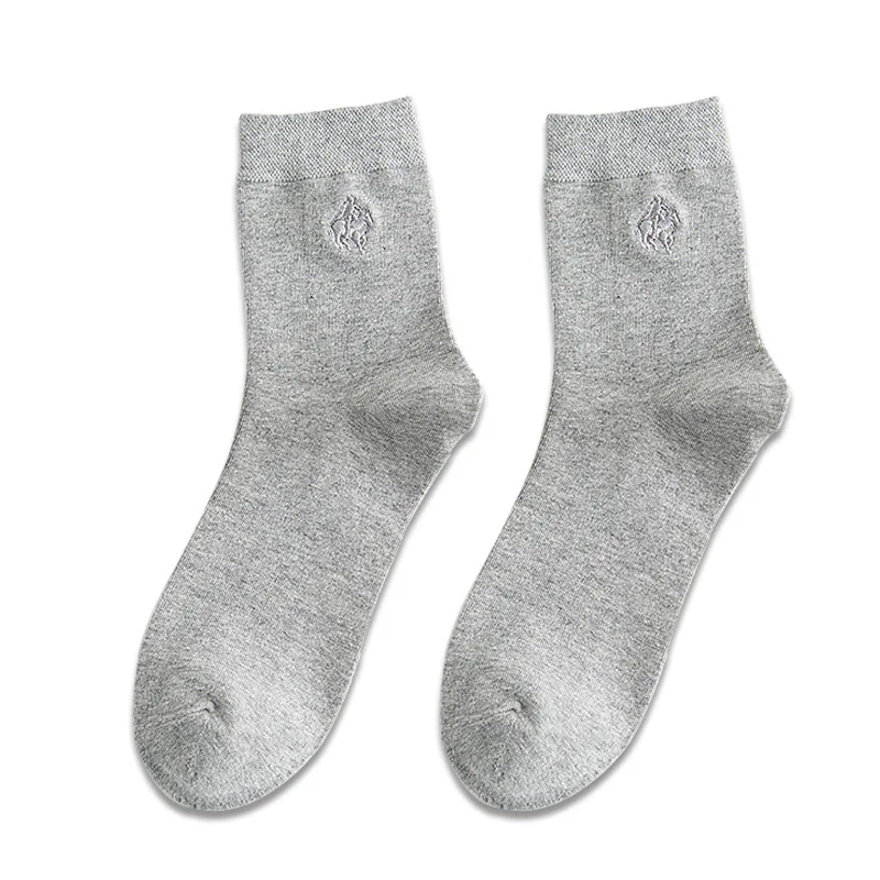 Белые, черные, одноцветные, Осень-зима, мужские носки, хлопок, деловые носки, дышащие, впитывающие пот, защищающие от запаха, носки, подарки для мужчин