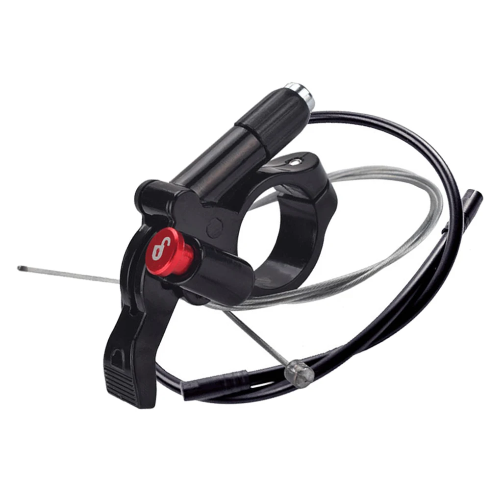 Durable Bike Fork Remote Lockout Lever For  Front Fork W/ Wire Tube