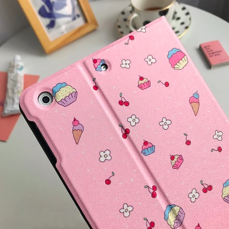 Автоматический будильник смарт-чехол с подставкой для Планшеты ipad Mini1 на возраст 2, 3, 4, 5, ipad air 2 3 pro 10,5 Мультфильм защитный чехол для ipad 2, 3, 4 18 9,7