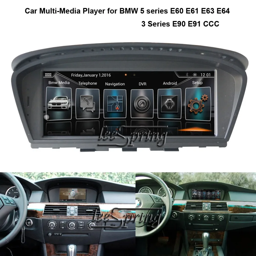 Автомобильный мультимедийный плеер 8 дюйма для BMW 5 серии E60 E61 E63 E64 3 E90 E91 CCC с | Отзывы и видеообзор