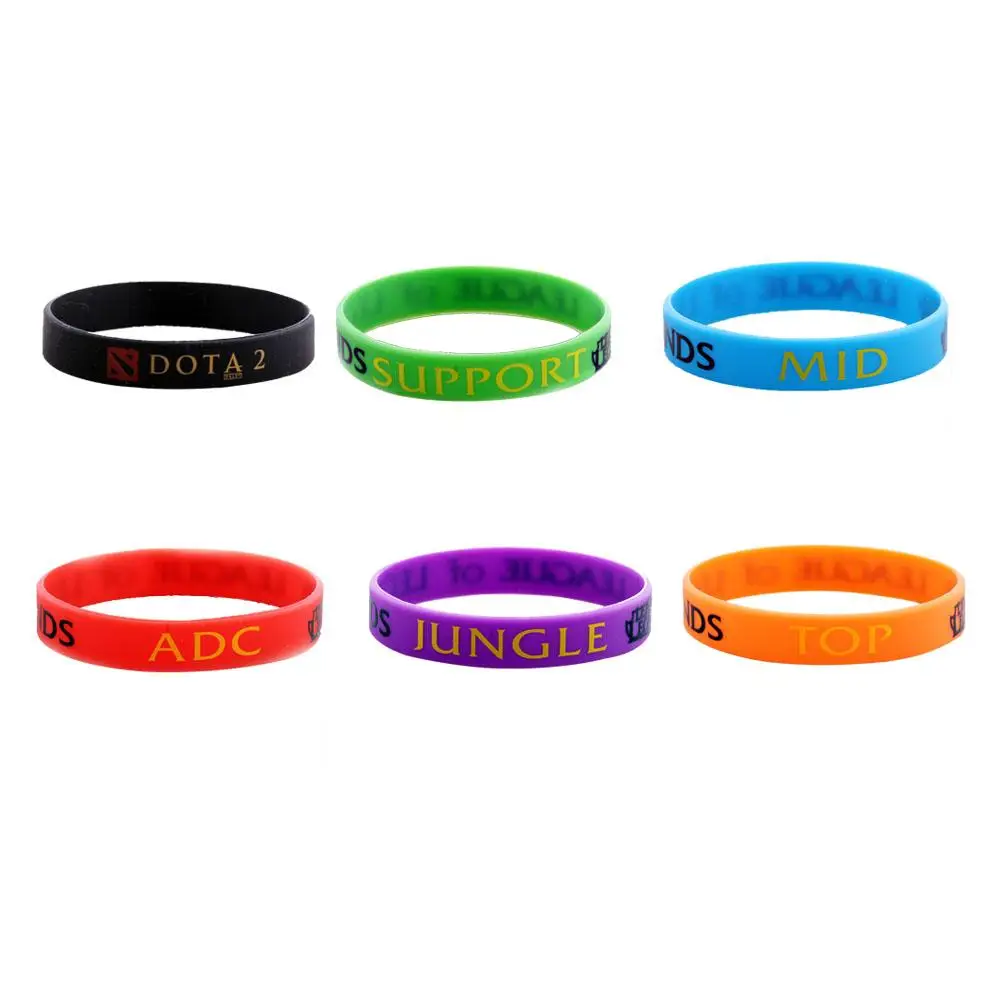 

DOTA 2 online games around LOL League of Legends Silicone Bracelet Anime Peripheral Accessories