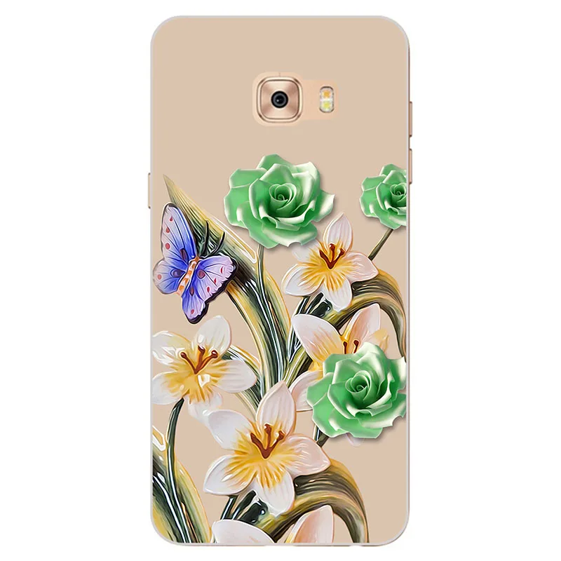 Для samsung C5 C7 Pro shell милый защитный чехол для samsung Galaxy C5000 c5010 C7000 C7010 c7Pro c5Pro мягкие чехлы из термополиуретана чехлы - Цвет: A011