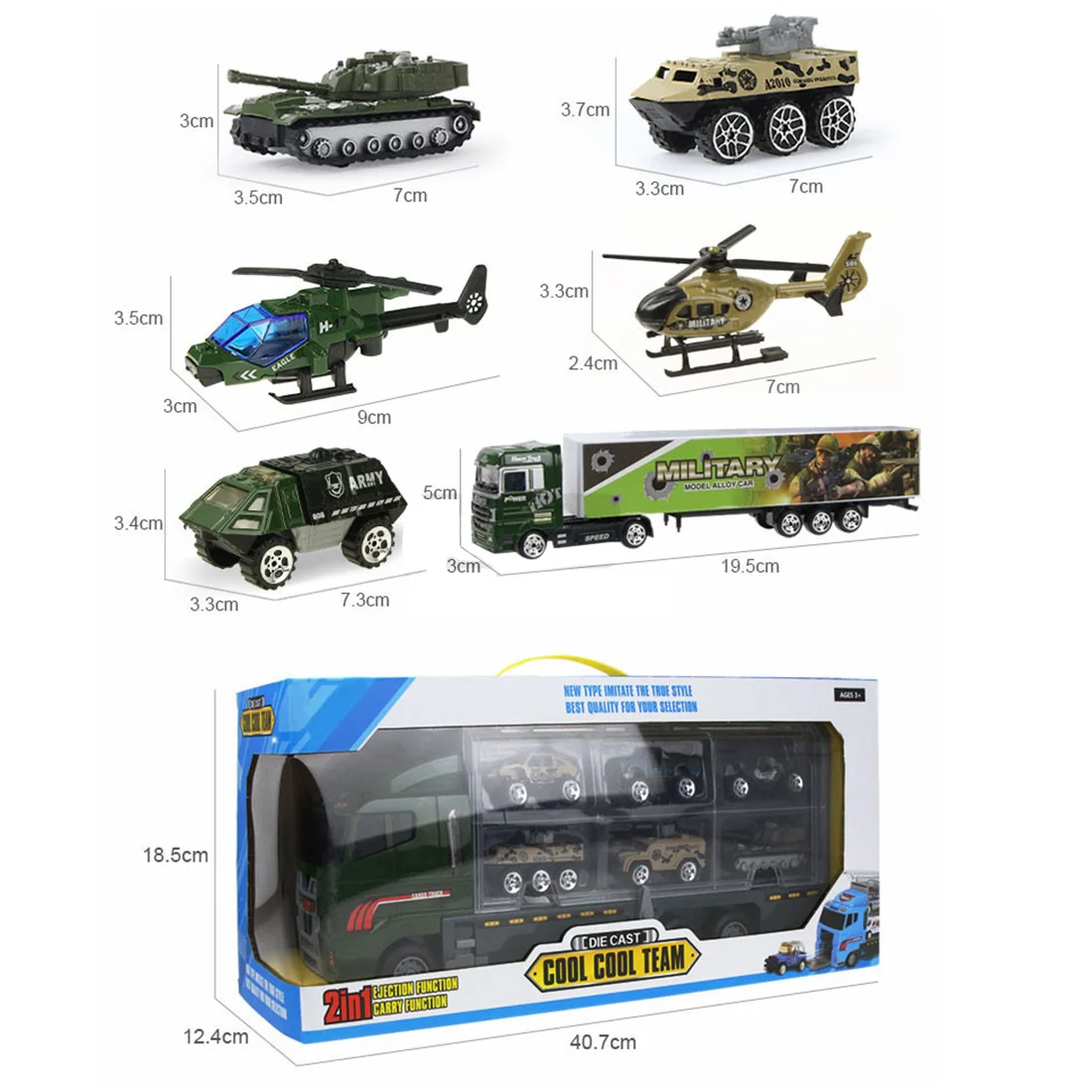 12 шт. мини инженерные/полицейские/Военные/игрушка «пожарная машина» контейнер для хранения грузовик транспорт Рождественский подарок для детей