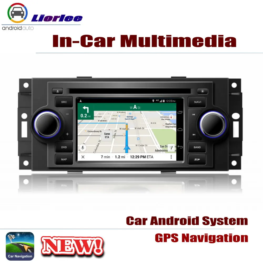 Автомобильный DVD плеер с GPS навигацией для Dodge Durango 2004 ~ 2007 мультимедийная система