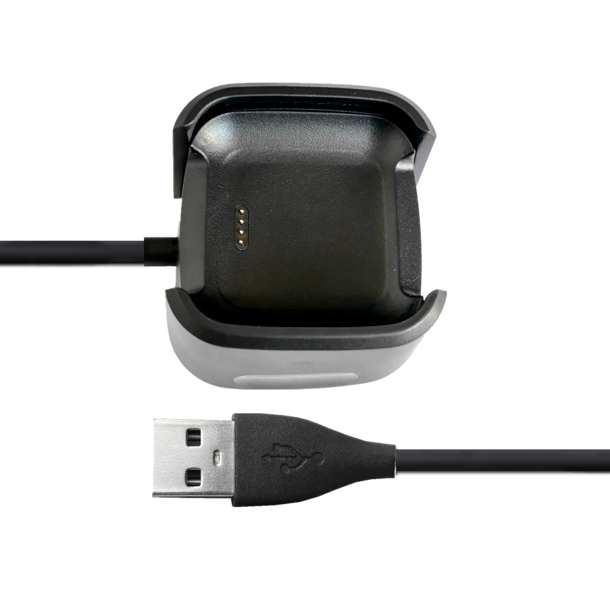 Зарядная подставка с зарядным устройством для Fitbit Versa Lite/Versa/2 смарт-браслет кабель для зарядки браслета USB зарядное устройство адаптер провода