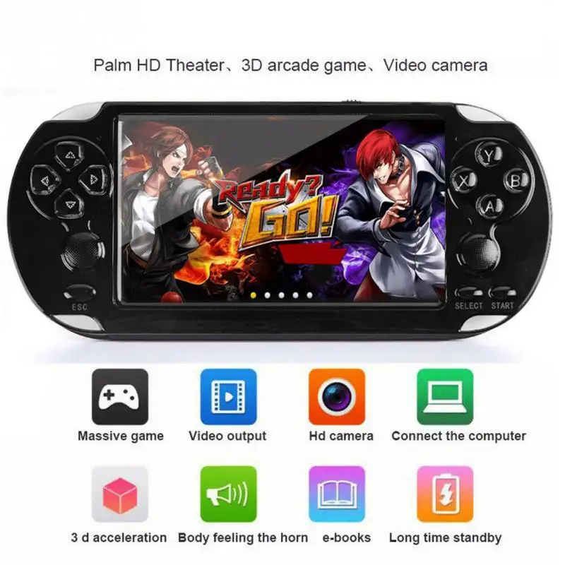 US $24.71 Handheld Game Console 50 In Large Screen Classic Nostalgic Portable Retro Mini Arcade Gamefor GBANES 10000 Video Game Console