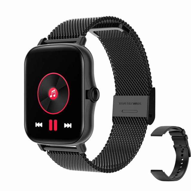 New Women Smart Watch 1.69 Color Screen Full Touch Fitness Tracker  Smart Clock Ladies Bluetooth Smartwatch For Android IOS