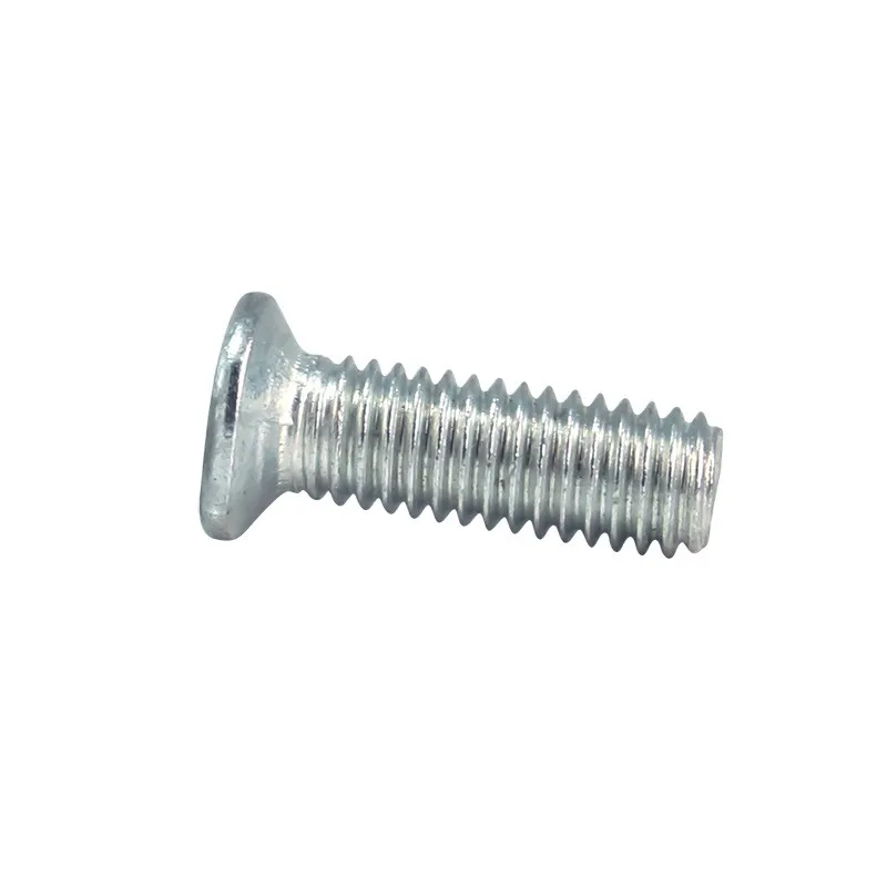 LUCHANG-Free-Shipping-100PCS-M3-M4-Stainless-Steel-Galvanized-Machine-Screws-Flat-Countersunk-Head-Screw