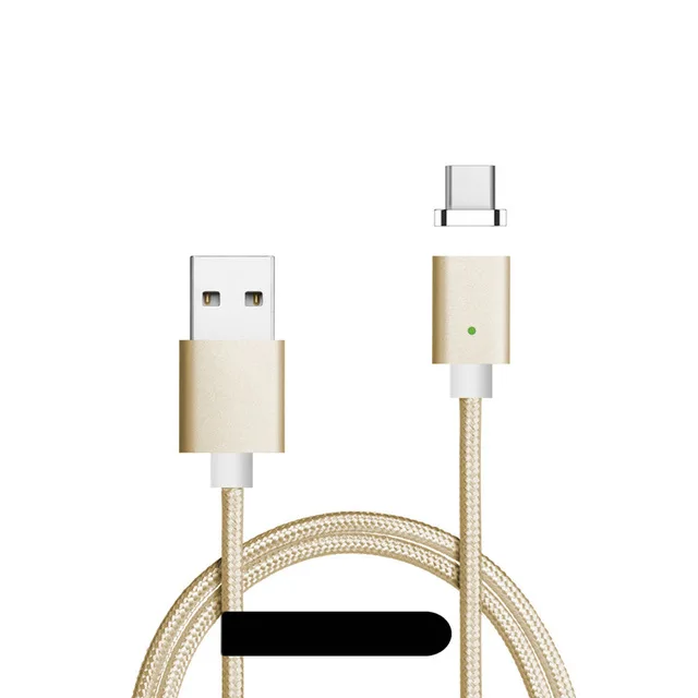 5G Gold CANDYEIC Магнит кабель Зарядное устройство для Xiaomi 6X Xiaomi 5X Тип usb-C Магнитный Кабель-адаптер для Xiaomi 5C 4C магнит шнур Зарядное устройство - Цвет: 5G Gold