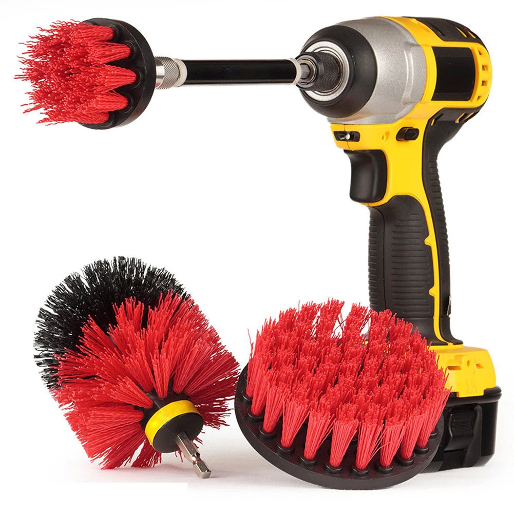 Щетка для электродрели 3 шт./компл.|Губки тряпки и щетки| |