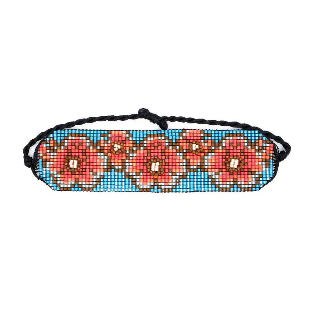 Go2boho MIYUKI браслет богемные браслеты Muje 20190 3D Цветочный узор браслет ювелирные изделия кристалл для женщин кисточкой ручной работы ткацкий бисер