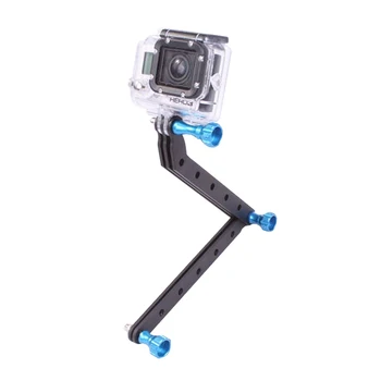 

CNC Machining Aluminum Alloy Extension Arm with Screws For Gopro 5 /4/3 Hero3 for xiaoyi for Gitup Camera Accessories