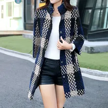 KANCOOLD, пальто, модные женские, зима-осень, с пуговицами, в клетку, шерсть, длинная, теплая верхняя одежда, короткие, новые пальто и куртки для женщин 2019Sep30