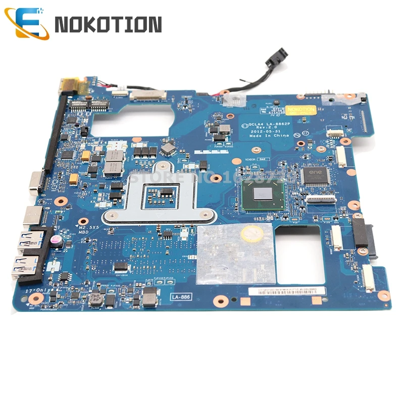 NOKOTION BA59-03539A BA59-03539B QCLA4 LA-8862P для samsung NP350V5C NP350 Материнская плата ноутбука HM76 HD GMA графика DDR3