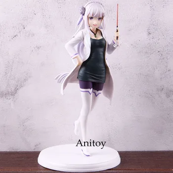 

Anime Re Zero Starting Life In Another World High School Teacher Ver. 1/7 Scale Emilia Action Figure PVC Collectible Model Toy