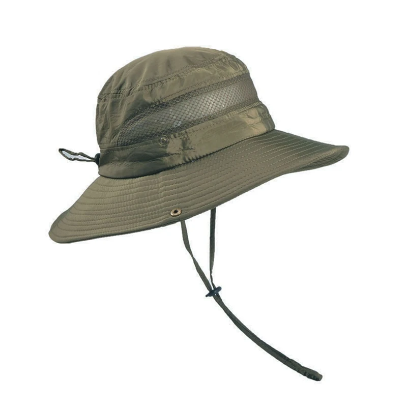 Летняя Солнцезащитная шляпа унисекс с защитой от ультрафиолетового излучения для рыбалки, пляжа, туризма, сафари, кемпинга