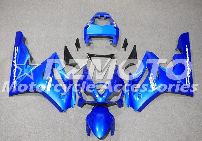 4 подарки инжектор ABS мотоцикл обтекатели комплект подходит для Triumph Daytona 675R 675 2006 2007 2008 06 07 08 Пользовательские синий глянцевый