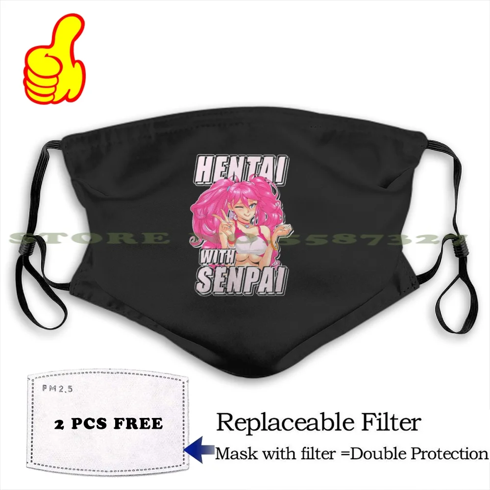 Копия маски для лица Hentai с фильтром идеи подарка забавная пьяная вечерние
