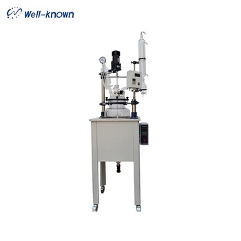 

Made in China 20L Single Layer Glass Reactor with Stainless Steel Water Bath