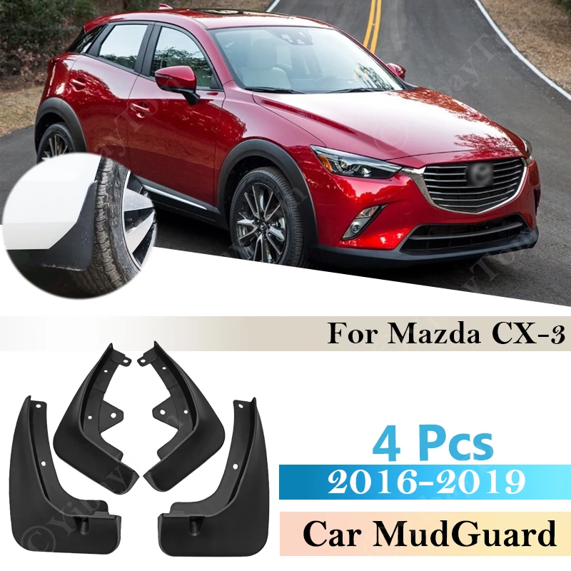 

Брызговики передние и задние для Mazda CX-3 2016 ~ 2019 CX3 CX 3