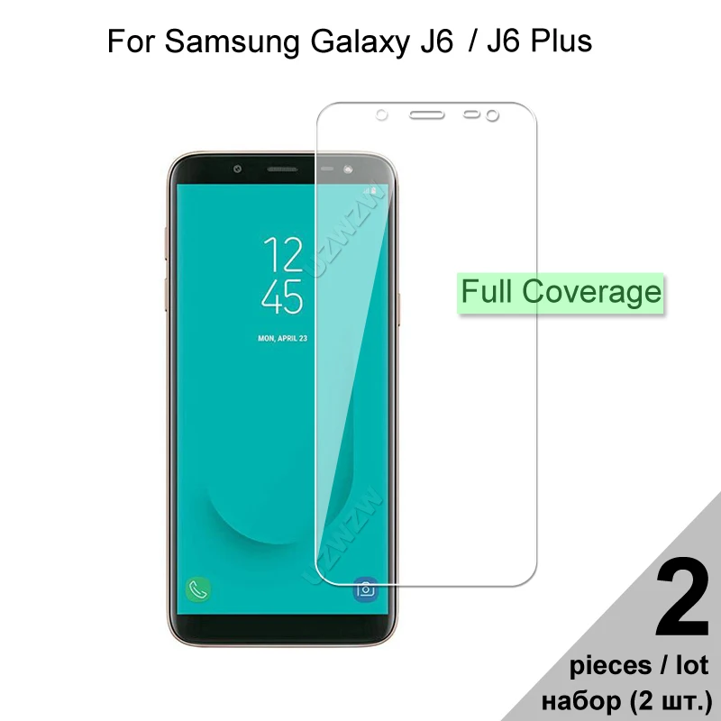 Закаленное стекло для Samsung Galaxy J6 Plus / 2018 Взрывозащищенная защитная пленка экрана