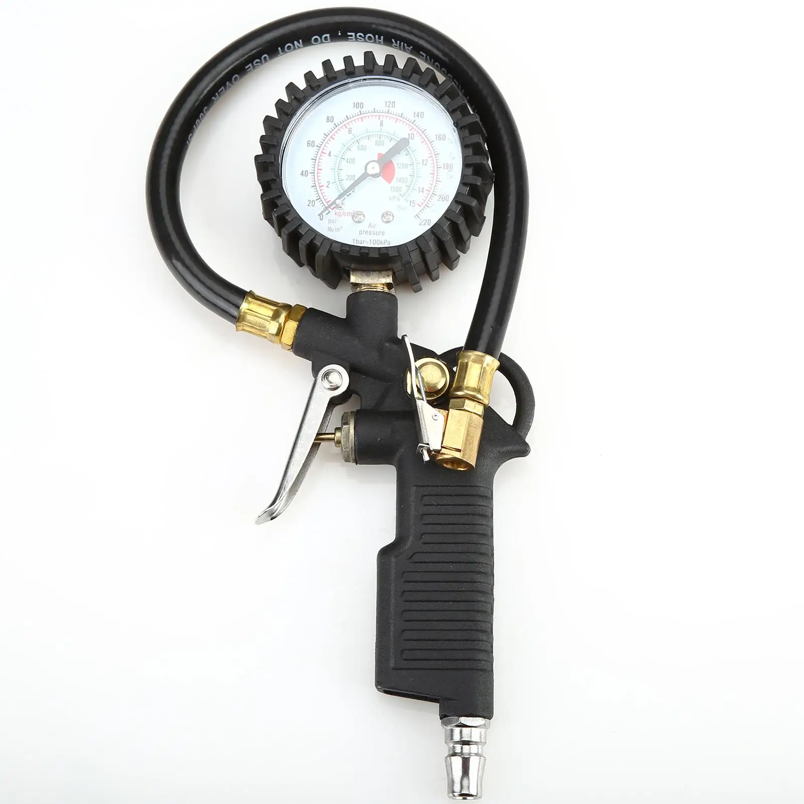 Qii lu Car Universal 150 PSI Electronic Digital Display Tire Pressure Gauge Monitor Meter Tester 